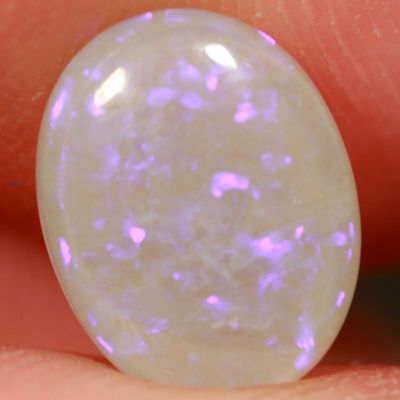 SOLID CRYSTAL OPAL Translucent with rich purple sparkles